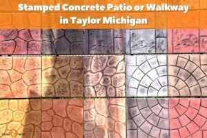 Stamped Concrete Patio or Walkway in Taylor Michigan